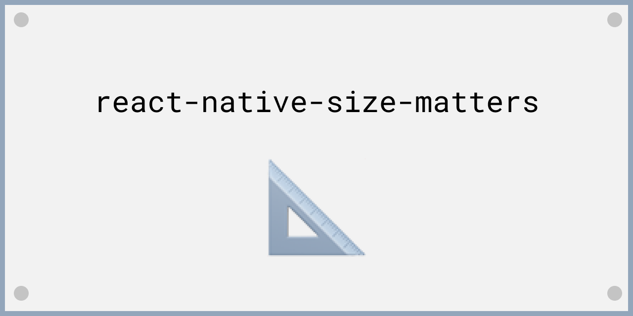 nirsky/react-native-size-matters