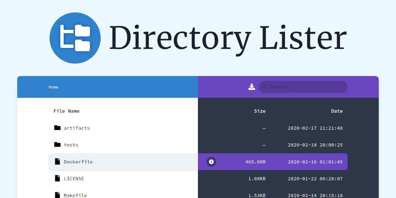 DirectoryLister/DirectoryLister