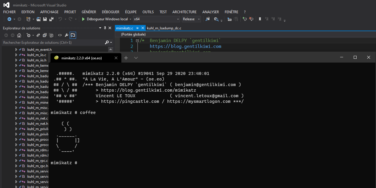 gentilkiwi/mimikatz