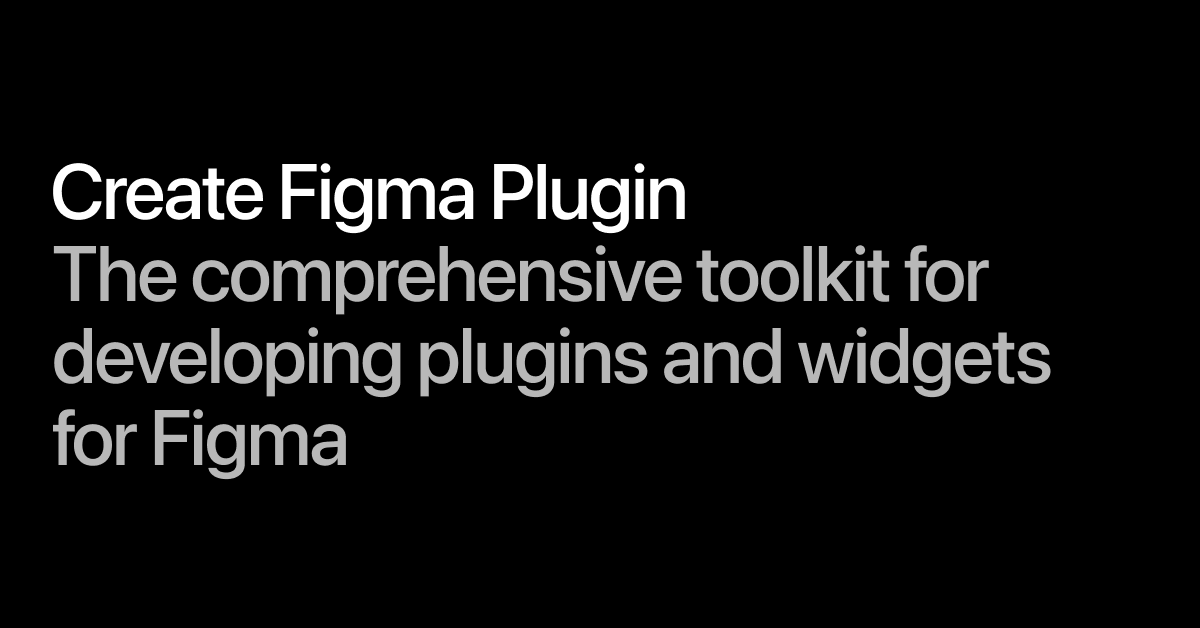 yuanqing/create-figma-plugin
