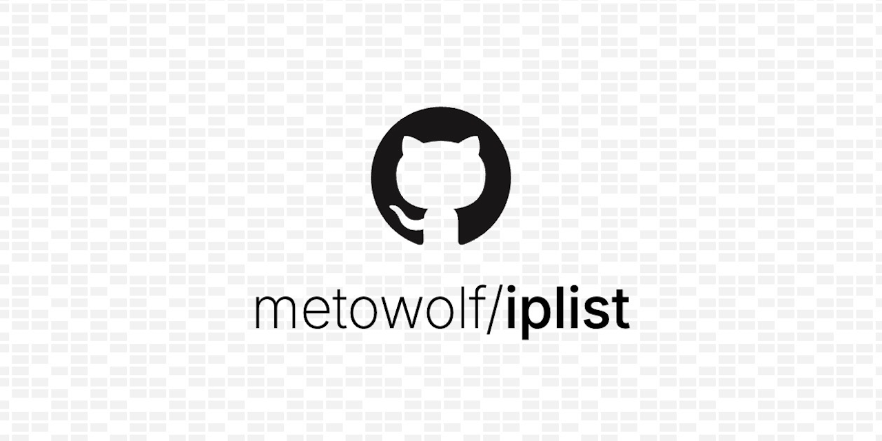 metowolf/iplist