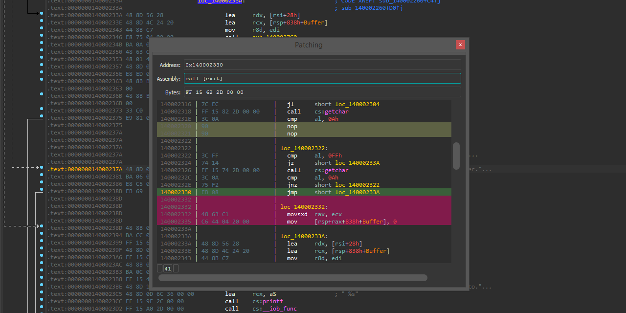 gaasedelen/patching