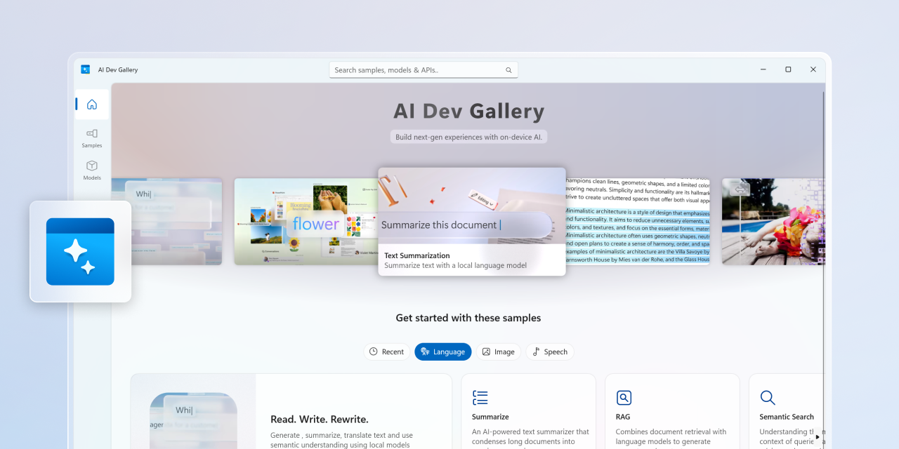 microsoft/ai-dev-gallery